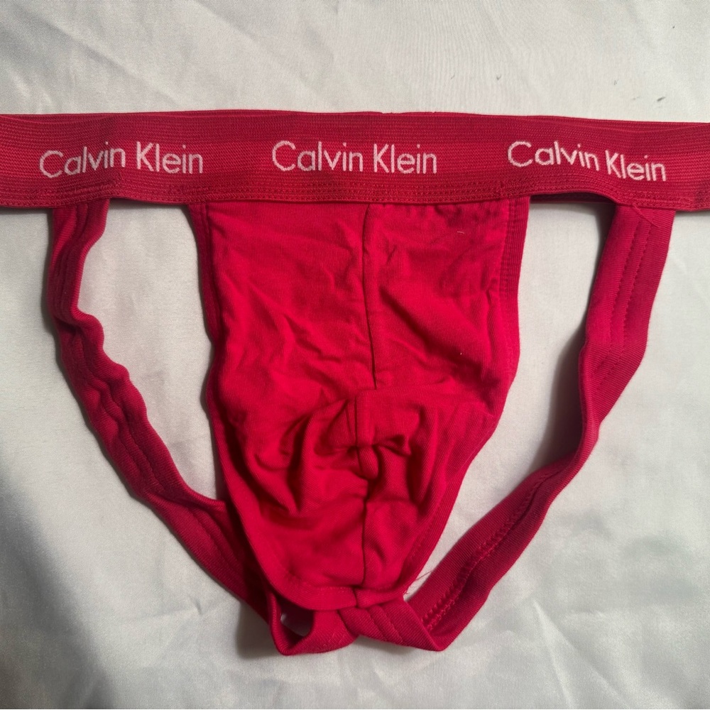 Red Jockstrap (Medium) - Calvin Klein